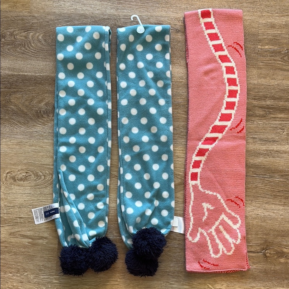3 Gap Kids Scarves